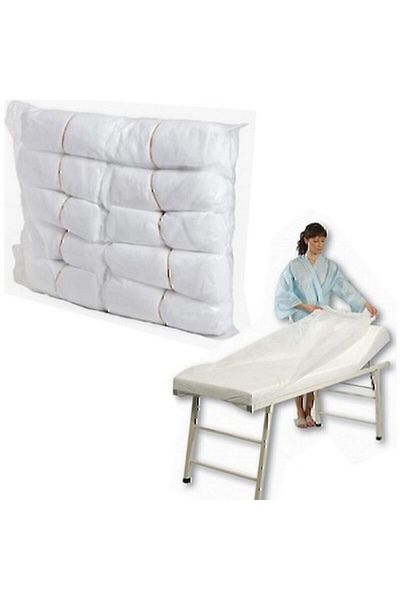 MedikalSağlık 50 Pieces 80x240cm Stretcher Cover with Elastics on All Sides
