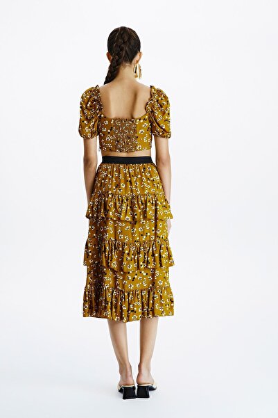 rue Taba Crop Μπλούζα - Σχέδιο μανίκι καρπούζι