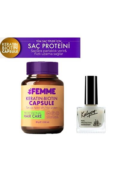 De Femme بروتين العناية بالشعر + كاليون لتقوية الأظافر