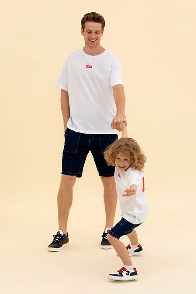 U.S. Polo Assn. Ανδρικό λευκό μπλουζάκι Comfort Crew Neck 50263285-VR013