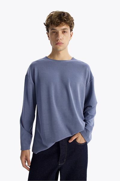 GIESTO Μπλουζάκι Indigo Flowy