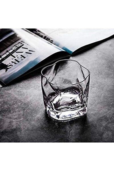 Yenigeldi كوب زجاجي شفاف - قطعتين مصنوع يدويًا