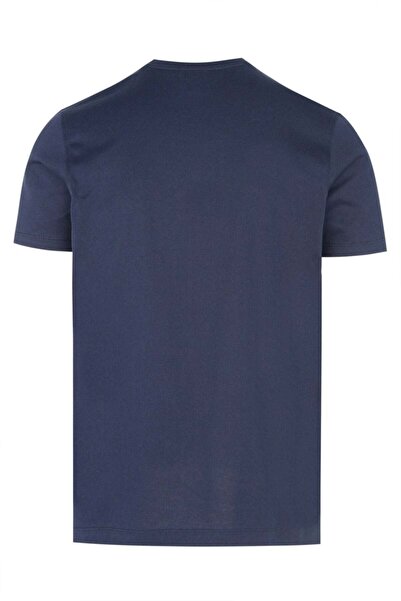 PAUL&SHARK Ανδρικό μπλουζάκι Navy Blue, βαμβακερό, κανονική εφαρμογή, ίσια μανίκια