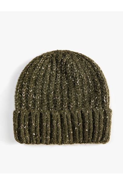 Koton Basic Knitted Beret Elastic