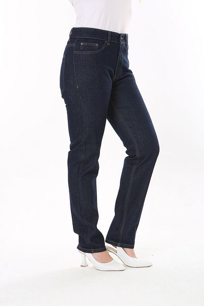 Şans Γυναικείο τζιν σε μεγάλο μέγεθος Navy Blue 5 Pocket 65N37748