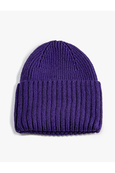 Koton Beretă tricotată elastică cu straturi largi pe margini