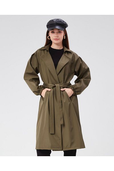 MAXI DRY Double Breasted Collar Women's Trench Coat