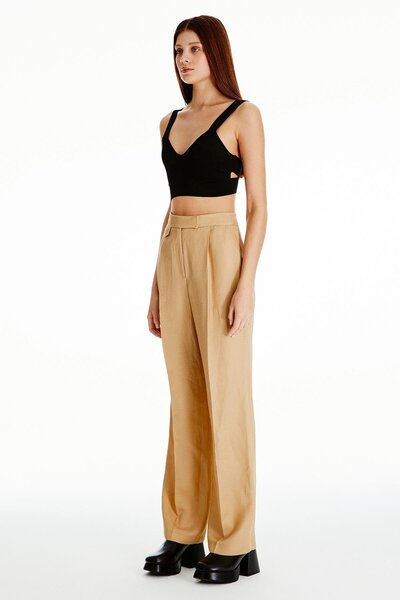 Rue Studio Black Strappy Knitwear Blouse