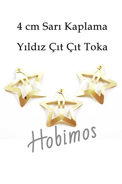 Hobimos 1000 Τεμάχια 4 cm Star Snap Buckle - Εγχώριας Παραγωγής, 1η Κατηγορία Μη Μαύρωση Επικάλυψη