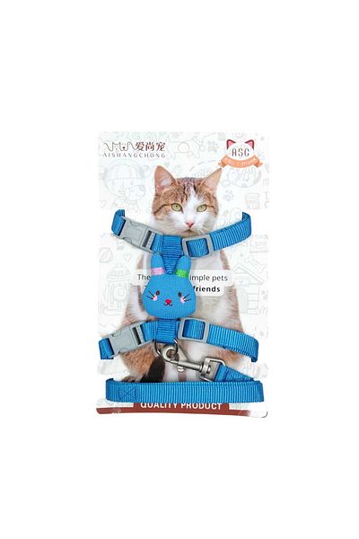 Ans Cat walking leash suit long shipped anti-escaping with strap - cat collar chest leash