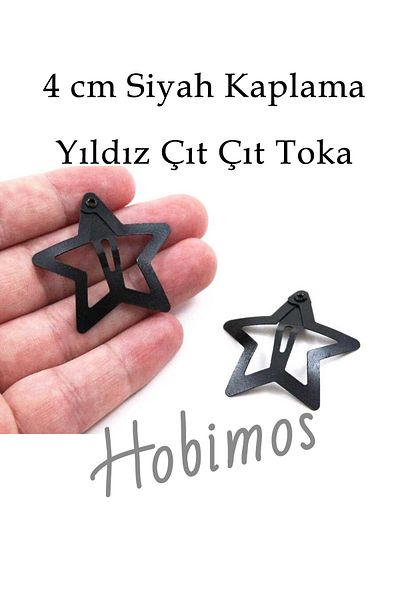 Hobimos 1000 Τεμάχια 4 cm Star Snap Buckle - Εγχώριας Παραγωγής, 1η Κατηγορία Μη Μαύρωση Επικάλυψη