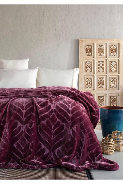 Apricitas HOME Blanket 220/240 Loyal Damson - Blanket