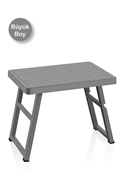 Tilbe Home Portatif Büyük Boy Katlanabilir Plastik Kamp Piknik Sehpası Katlan...