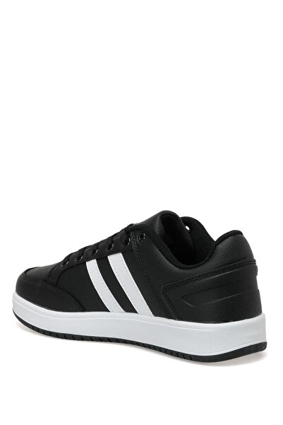 Kinetix Black Men's Sneaker - Court Pu 3Fx - Walking Shoes