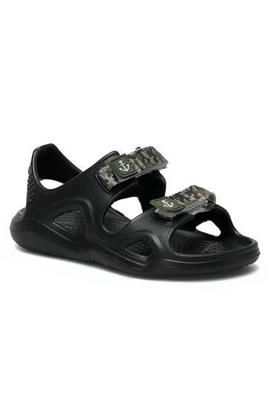 Kinetix Ferris Boy's Black Orthopedic Daily Sports Sandals 26/30 Sandals