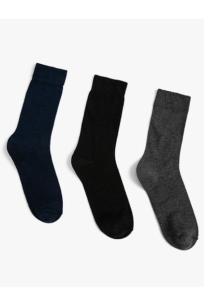 Koton Set de 3 șosete de bază - Multicolor