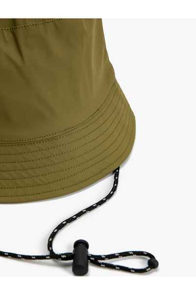 Koton Bucket Hat Adjustable Rope Strap Double-Sided