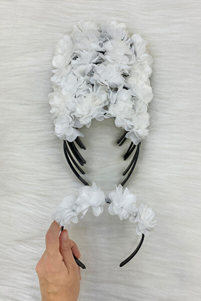 ZEYMERADE تاج وصيفة العروس الأبيض (بلاستيك)، ليلة الحناء، حفلة توديع العزوبية...