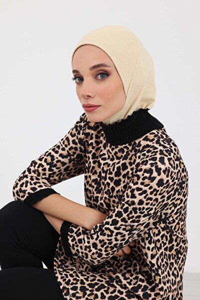 Aisha's Design Χειμερινό Μαντίλι Τεσεττουρ, tb-5rb, Κρέμα