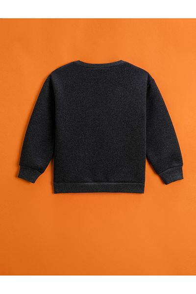 Koton Printed Sweatshirt Crew Neck Long Sleeve