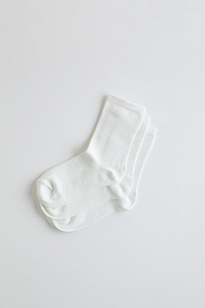 BONY SOCKS Бели детски чорапи до глезена - 3 бр