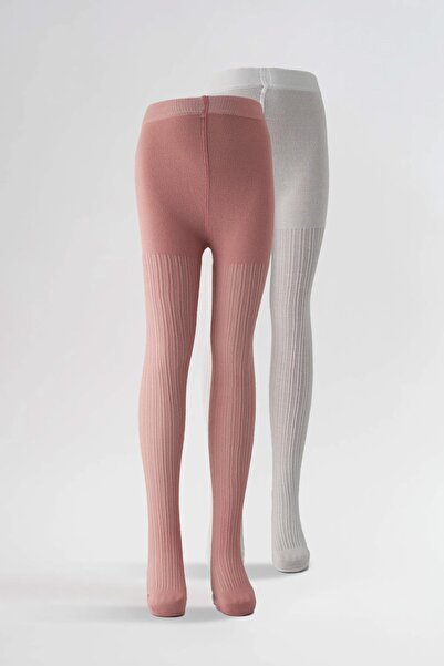 Katia&Bony Chiloți pentru fete cu model roz ecru - Set de 2