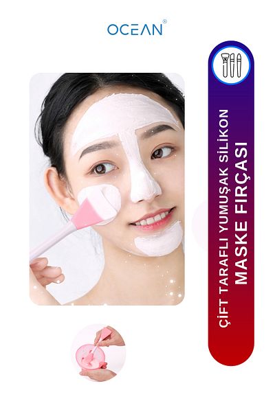 Ocean Soft Silicone Mask Brush - Double Sided