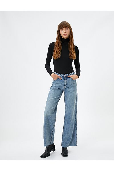 Koton Long Sleeve T-Shirt Turtleneck Basic