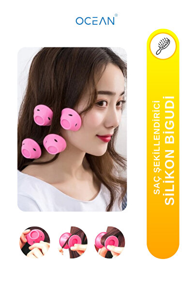 Ocean Silicone Tongs Hair Styling Curler