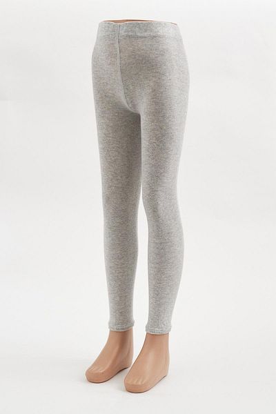Katia&Bony Children's Cotton Tights Gray Melange