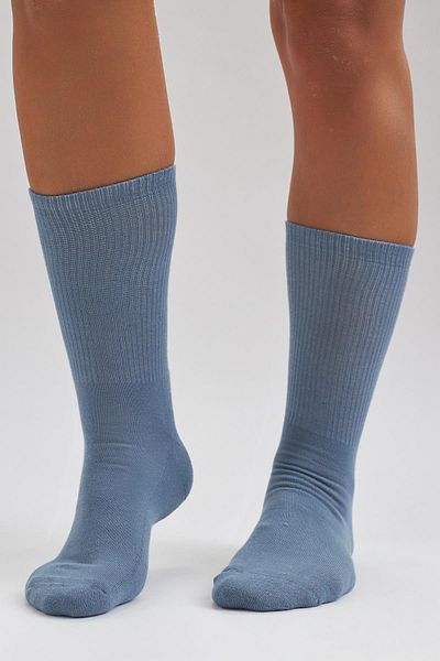 Katia&Bony Мъжки дълги чорапи с хавлиена подметка Basic Socket Socket Blue