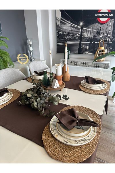 Decamor home Памучен къс къс панталон, устойчив на петна, кафяв