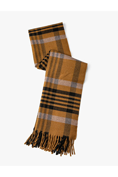 Koton Καρό φούντα με λεπτομέρεια μαλακής υφής