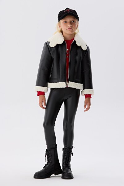 Beverly Hills Polo Club Bg Store Kız Çocuk Siyah Ceket