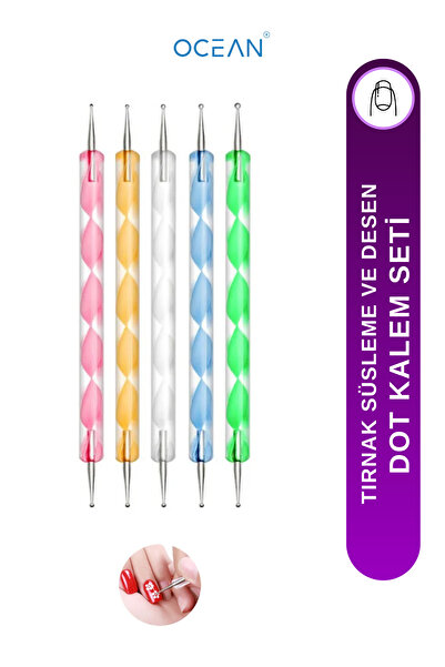 Ocean Nail Art Tırnak Süsleme Desen Dot Kalem Seti