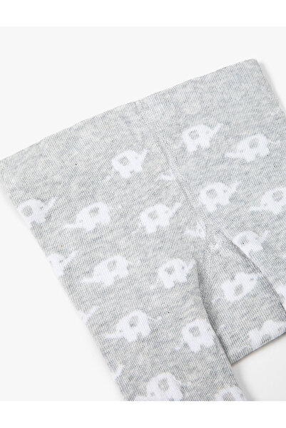 Koton Külotlu Çorap Fil Desenli