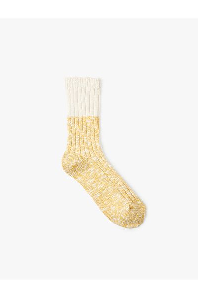 Koton Socket Socks Gros Texturat Gri Color Block