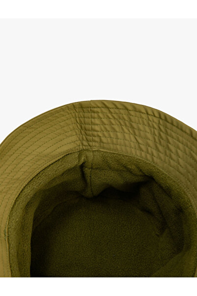 Koton Bucket Hat with Double Sided Stopper Rubber Detail