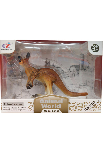 Animal World Calimera Toys Hayvan Figürleri Oyuncak Kanguru