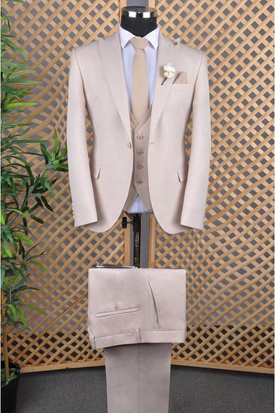 BAGGI SIVRIYAKA TEKTDUGME CIFTYIRTMAC VEST BEIGE