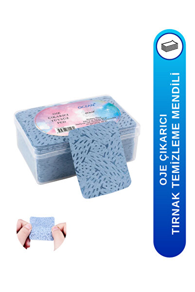 Ocean Tüysüz Ped Oje Çıkarıcı Tırnak Temizleme Mendili