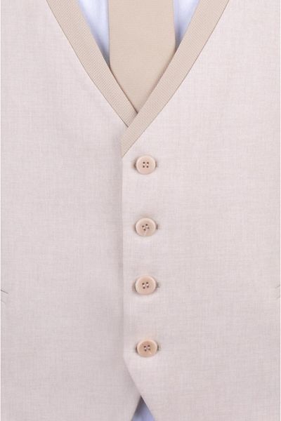 BAGGI SIVRIYAKA TEKTDUGME CIFTYIRTMAC VEST BEIGE