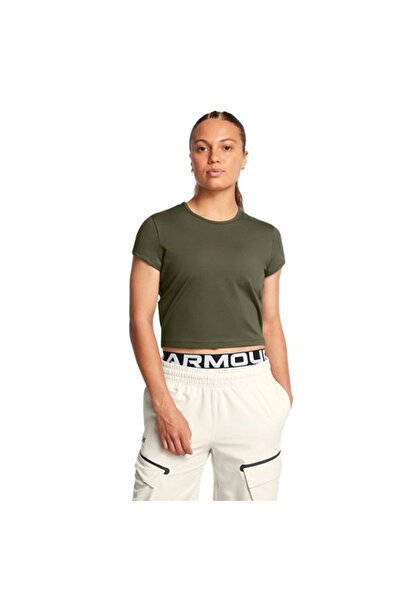 Under Armour Meridian Baby Kadın Yeşil Antrenman T-Shirt 1387729-390