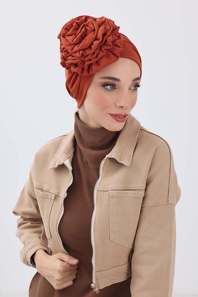 Aisha's Design Rose Winter Bonnet Turban,B-21Rb