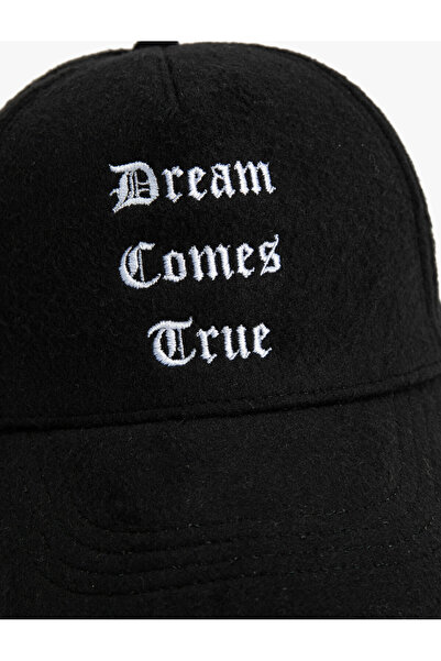 Koton Cap Hat Slogan Embroidered