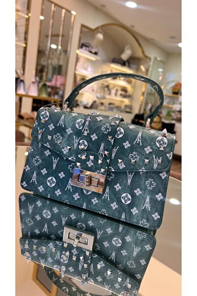 KRISTE BELL İthal Jean Model Zımbalı Jöle Çanta