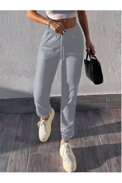 yx yustex sport Γκρι φαρδιά φόρμα jogger