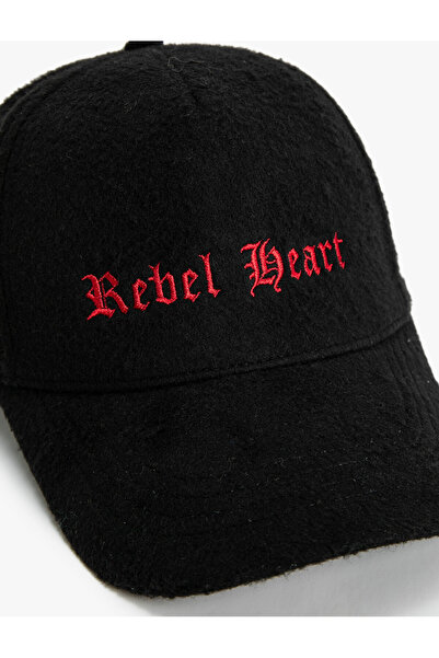 Koton Cap Hat Slogan Embroidered