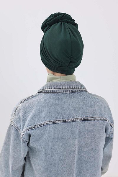 Aisha's Design عمامة بونيه شتوية باللون الوردي، b-21rb