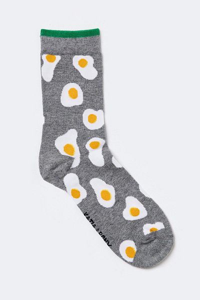 Katia&Bony Eggs Art Socks Grey Melange